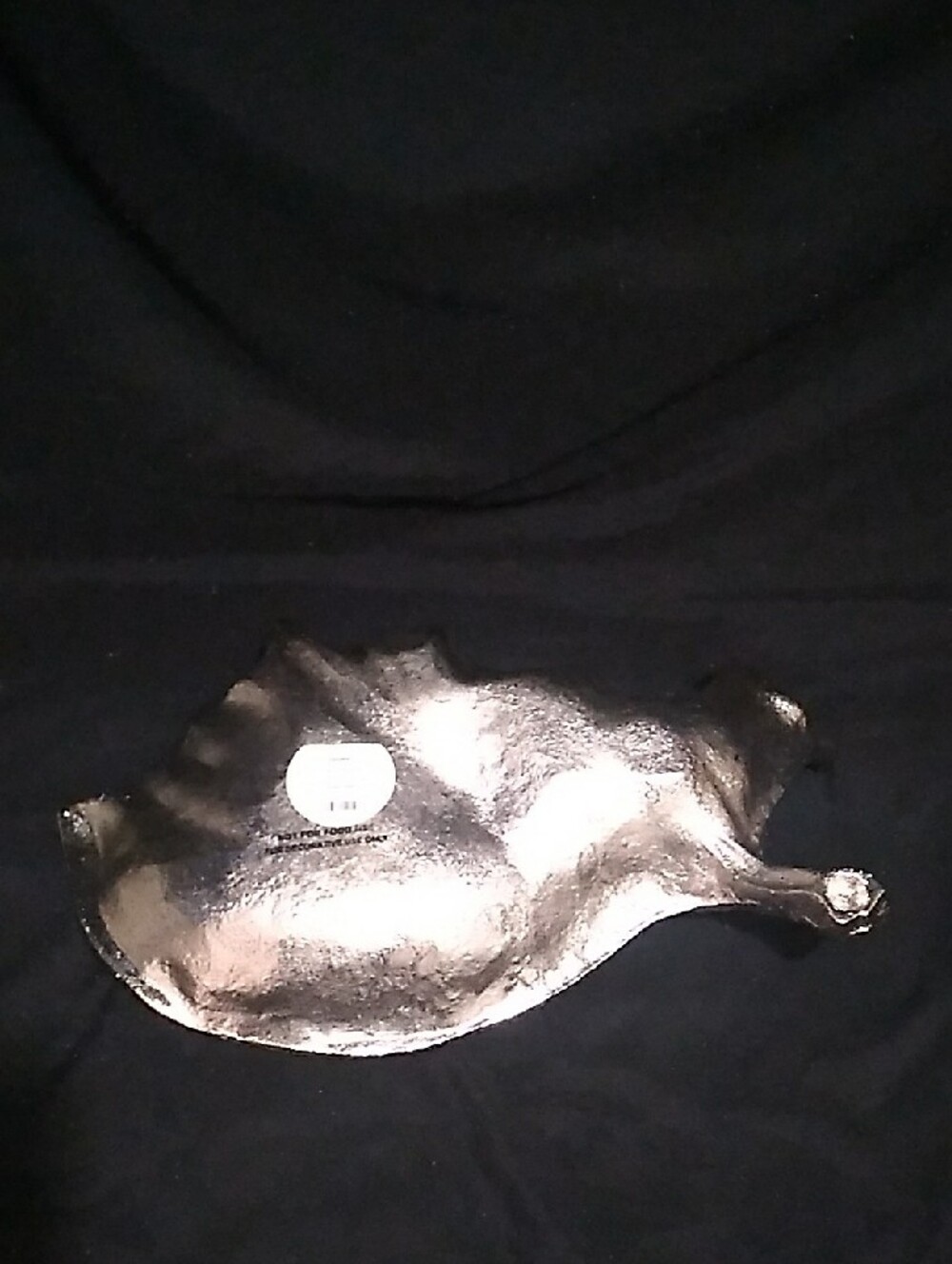 Threshold Silver-finished Cast Aluminum Moose Antler Decorative Bowl (B9) - Picture 8 of 11